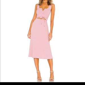 Privacy Please Malone Dress M Cutout Ribbed